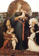 Hans holbein the younger Madonna of Mercy and the Family of Jakob Meyer zum Hasen Sweden oil painting artist